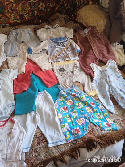 Детские вещи от 1мес.до года пакетом