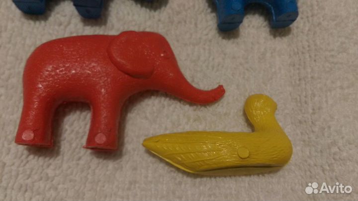 Маленькие фигурки животных СССР