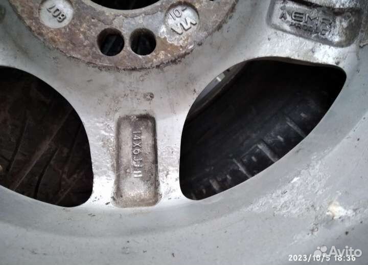Литые диски r14 4 114,3 ; 5 114,3
