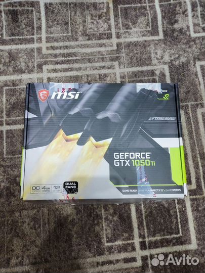 Продам видеокарту MSI GeForce GTX 1050 Ti