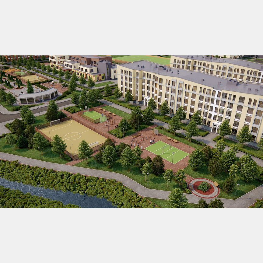 2-к. квартира, 56,1 м², 5/5 эт.