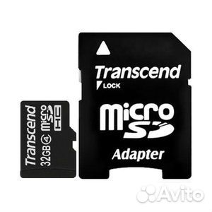 Microsdhc Transcend 32Gb class 4