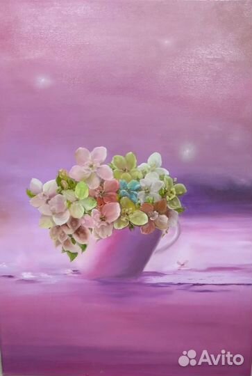 Картина маслом на холсте большая