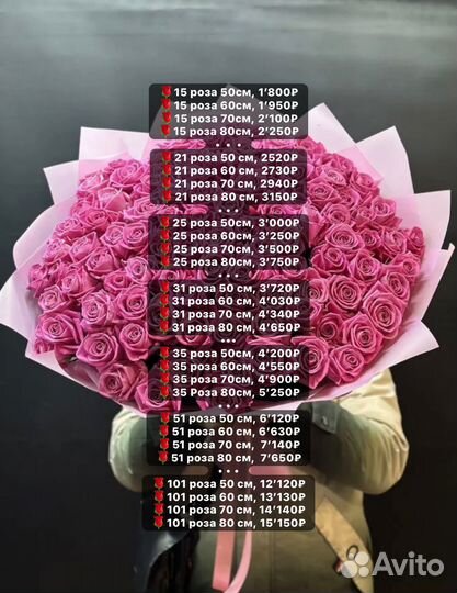 Цветы розы и букеты с доставкой 24 часа