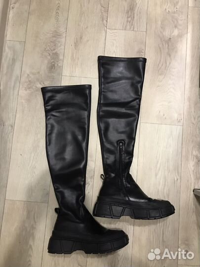 Ботфорты зимние высокие еврозима