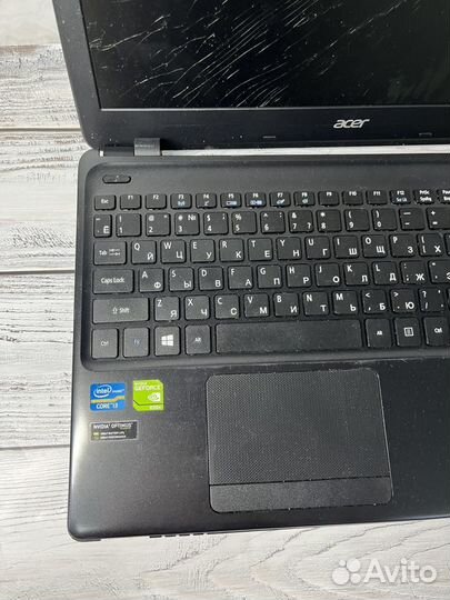 Ноутбук acer e1-570g i3/geforce 820mна запчасти