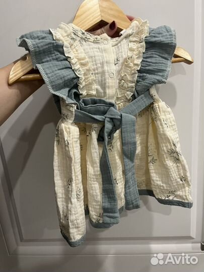 Платье с повязкой на девочку