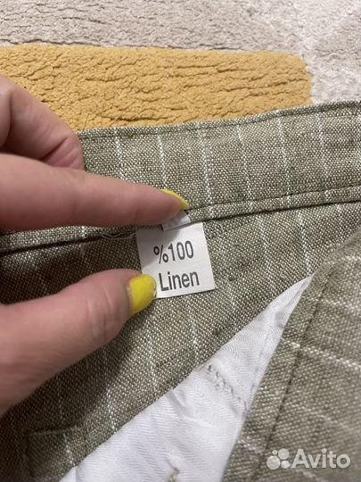 Брюки льняные мужские