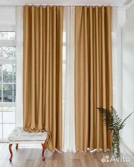 Блэкаут шторы Марсель готовые и на заказ