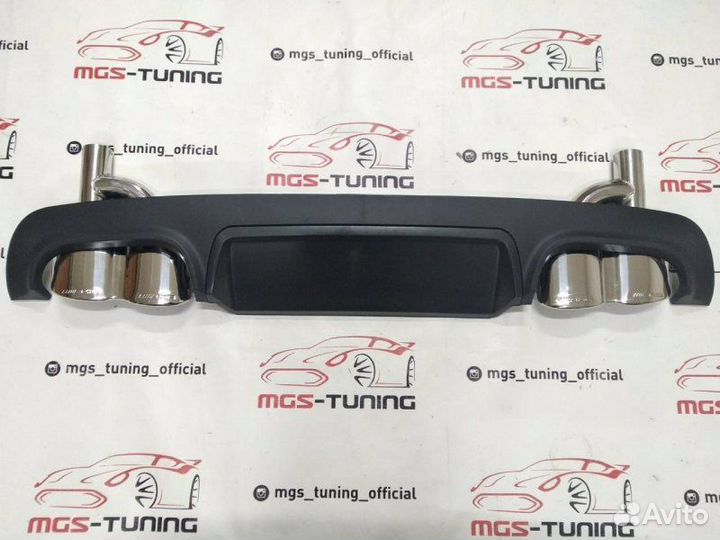 Задний диффузор Mercedes s-class w221 s65 AMG