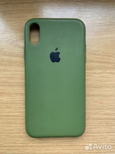 Зелёный чехол для iPhone xr