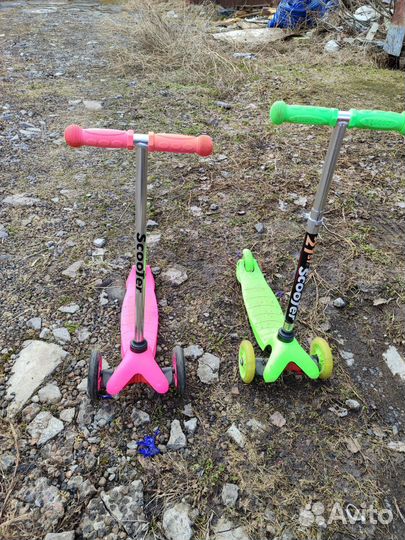 Самокат детский трехколесный бу
