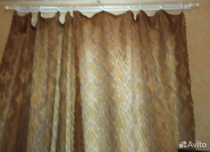 Карниз. шторы, тюль