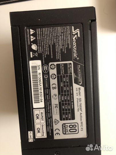 Блок питания Seasonic ss-760XP2 (platinum-760)