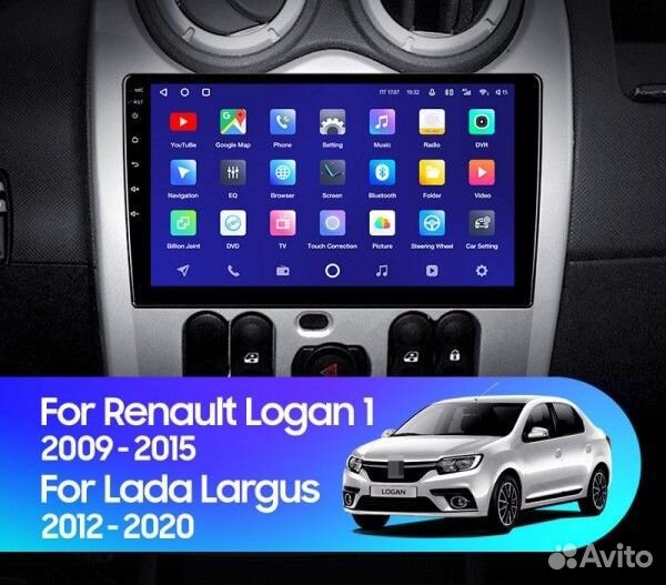 Магнитола Android Renault Sandero Logan 1 (2/32Gb)