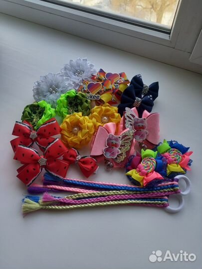 Резинки для волос ручной работы