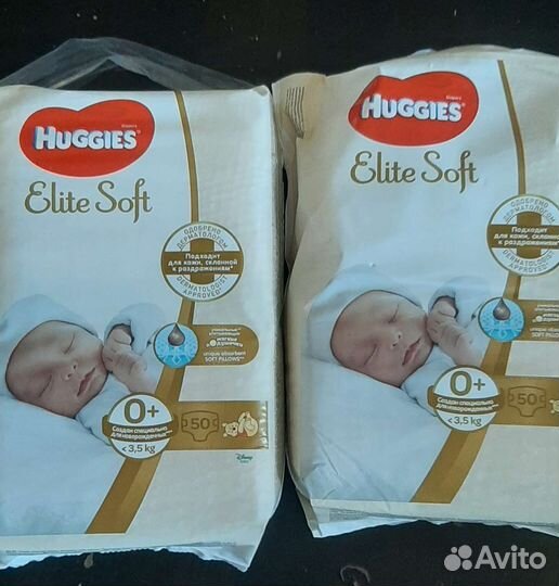 Подгузники huggies elite soft 0