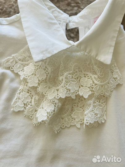 Кружевная блузка для девочки