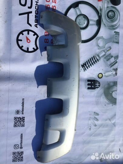 Накладка заднего бампера renault duster