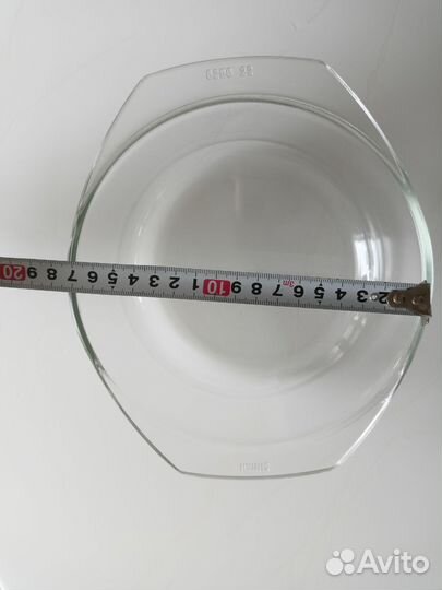 Форма стеклянная для выпечки. Круглая. D 17см