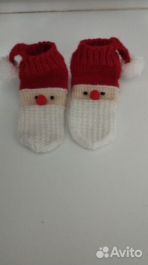 Носочки детские вязаные