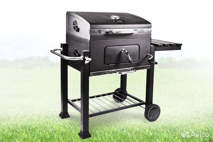 Гриль прямоугольный угольный locker