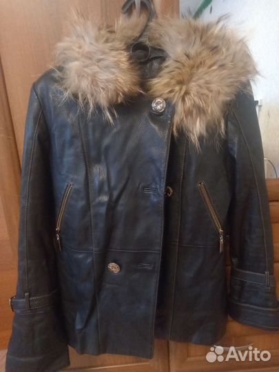 Дубленка женская 48 размер