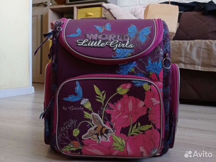 Ранец школьный для девочки grizzly