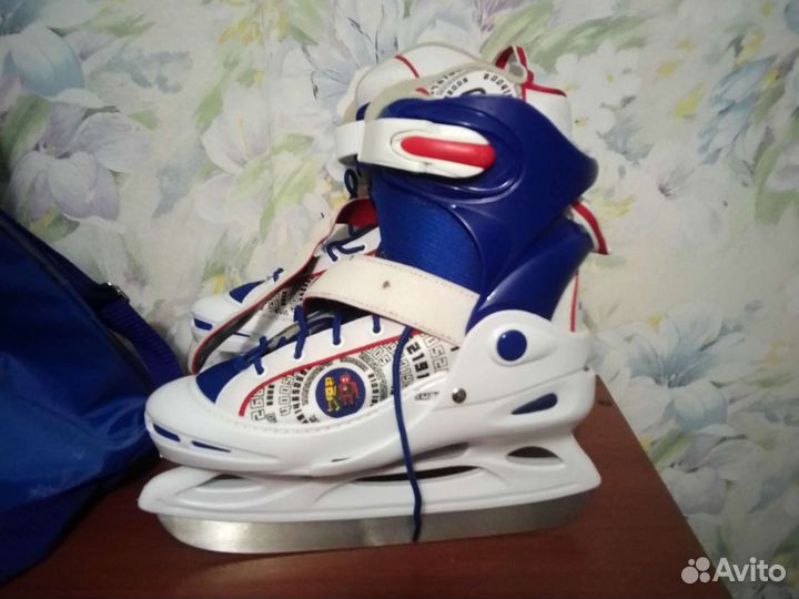 Коньки раздвижные б/у. Размер 34-37