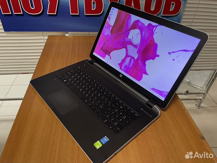 Большой игровой ноутбук HP / 500ssd / geforce 2gb