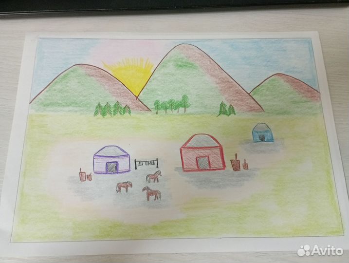 Рисунки карандашом тема Башкортостан малая родина