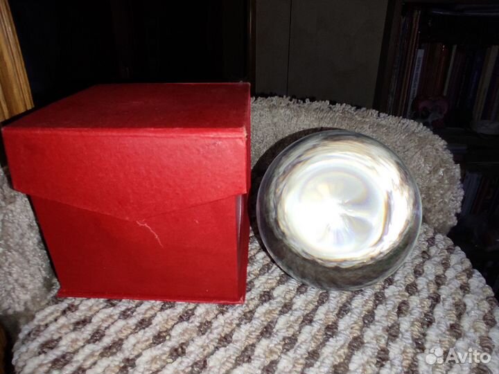 Стеклянный шар большой хрустальный для гадания