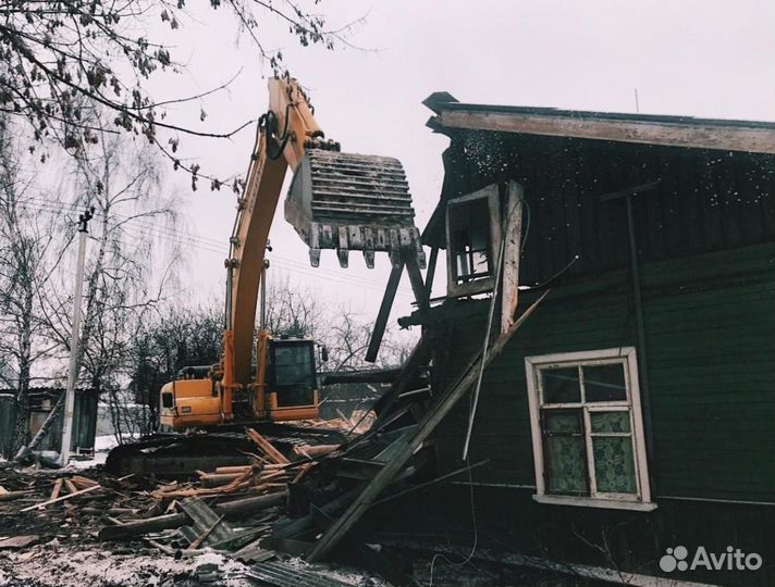 Демонтаж дома / снос дома