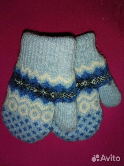 Варежки детские новые