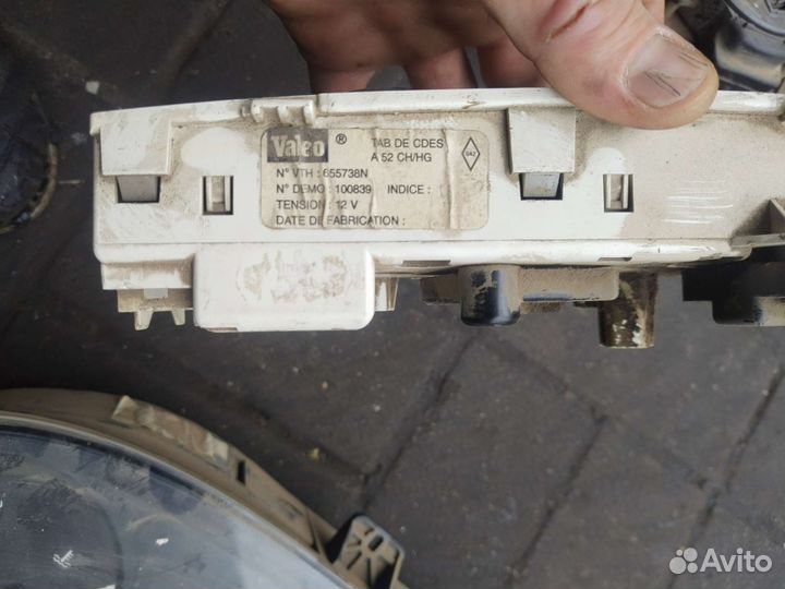 Блок управления печкой Рено Меган 1