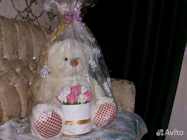 Большой плюшевый мишка новый