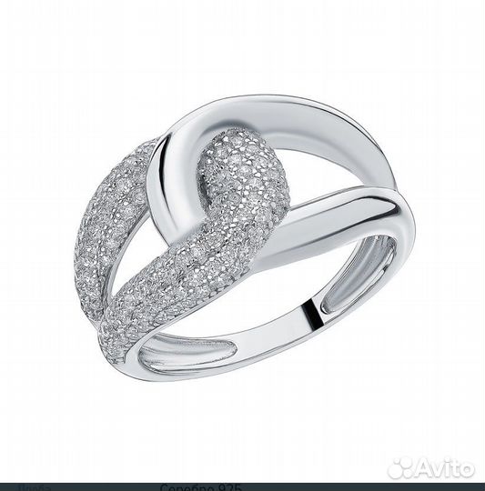 Серебренное кольцо 925 пр