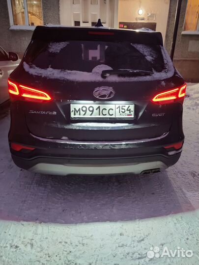 Подсветка номера Hyundai Santa Fe 3 Grand Santa Fe