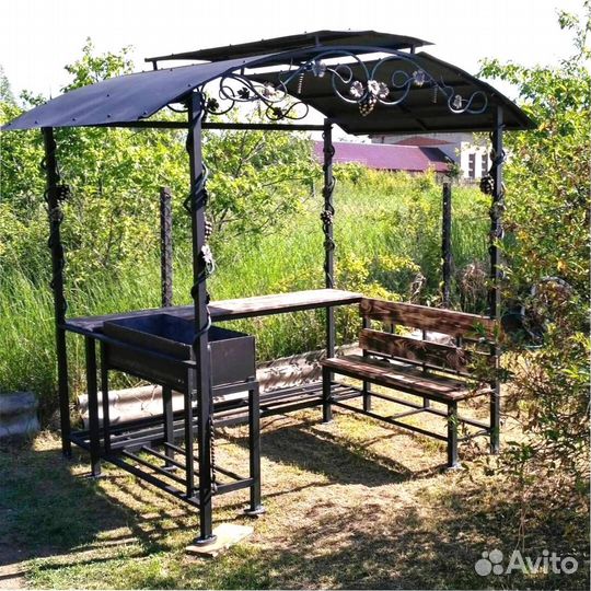 Мангал С печкой под казан