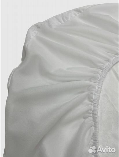 Матрас для круглой кроватки и наматрасник