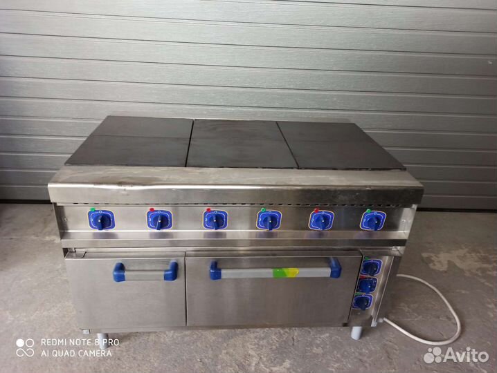 Плита электрическая 6 канфорок с духовкой