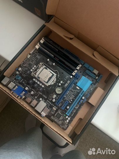 Комплект i5 3570k + 16gb + asus b75m-plus