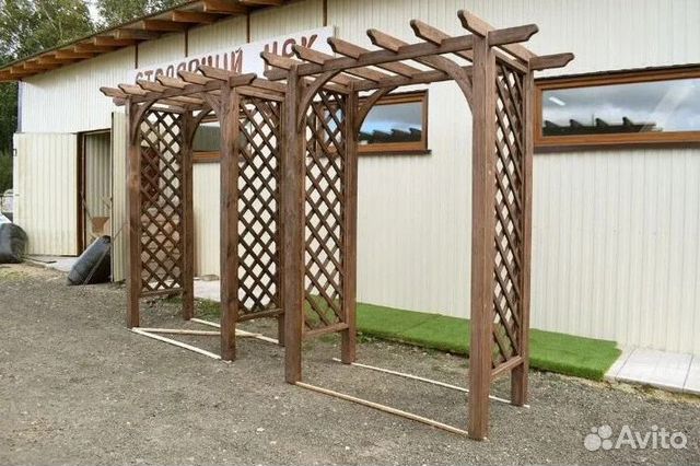 Двойная пергола 