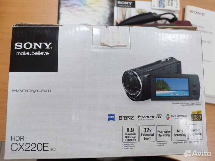 Видеокамера sony hdr cx220Е