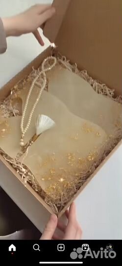 Подставка для книг из эпоксидной смолы