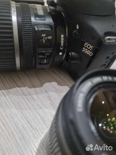 Зеркальный фотоаппарат canon 550d