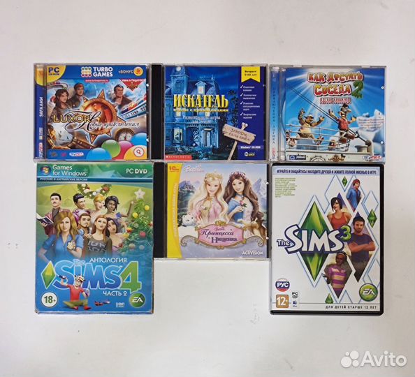 Диски игры и фильмы