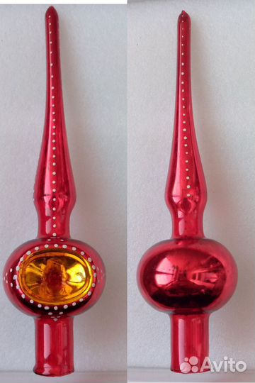 Верхушки СССР на ёлку большую и среднюю