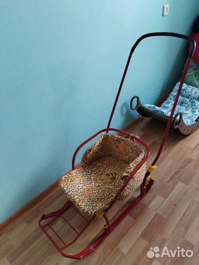 Санки с колесами