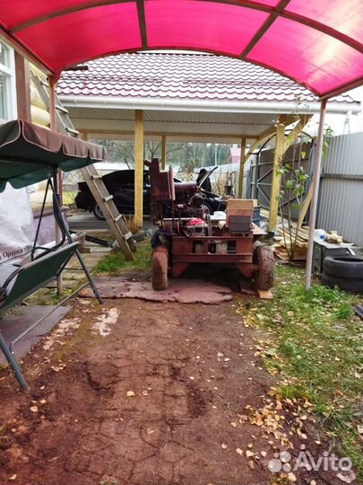 Трактор самоделка 3x3 на kubota d750
